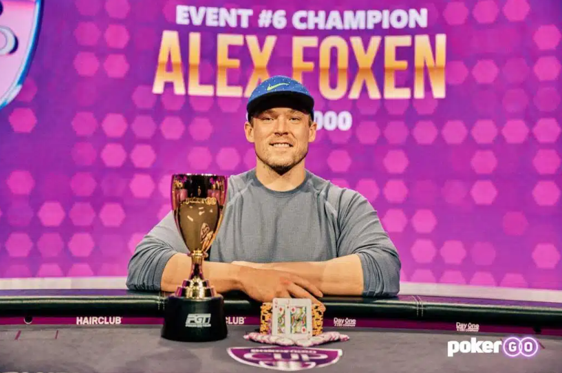 Foxen ganó el trofeo nº 6 de la PokerGo Cup gracias a un golpe de buena suerte